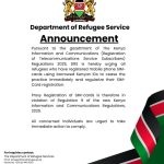 REFUGEE NOTICE