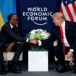 U.S. President Trump meets President Kagame of Rwanda during the World Economic Forum annual meeting in Davos