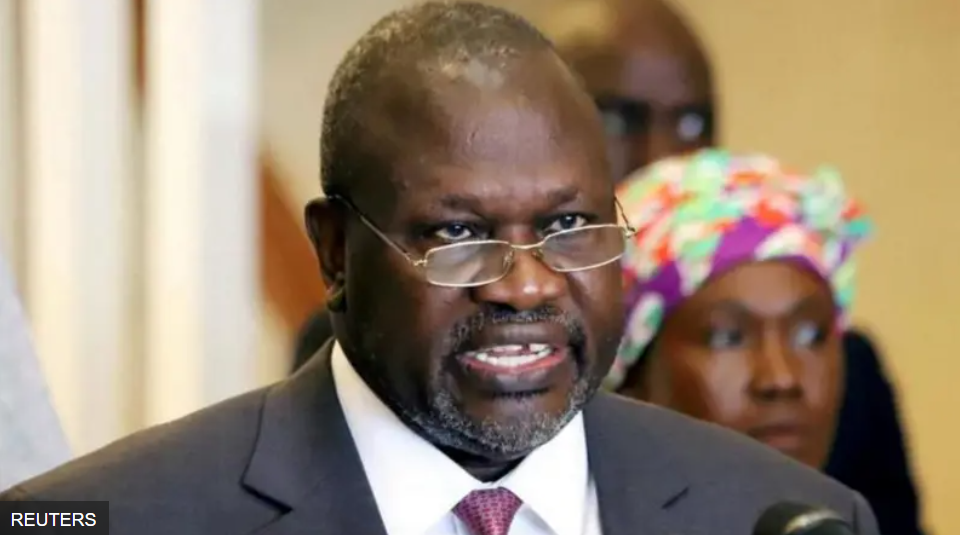 Riek Machar has been under house arrest since March last year.