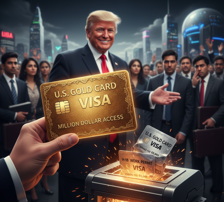 Trump Unveils 'Gold Card' Visa and $100K H-1B Fee