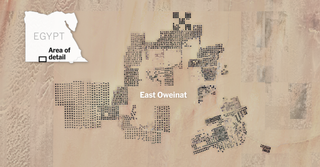 The secret Egyptian airbase, the launching point for drones targeting Sudan, Image by The New York Times