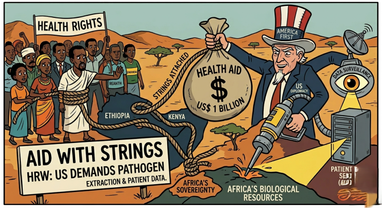 A Visual Critique of US Health Diplomacy