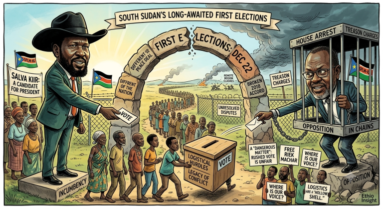 A Vote Divided-South Sudan Proclaims December 22 Election Date as Opposition Remains Shackled