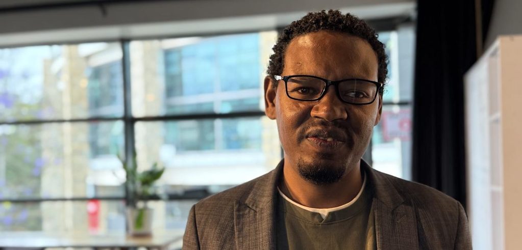 Natnael Gecho is an Ethiopian journalist who works in exile in Kenya Photo by Eva